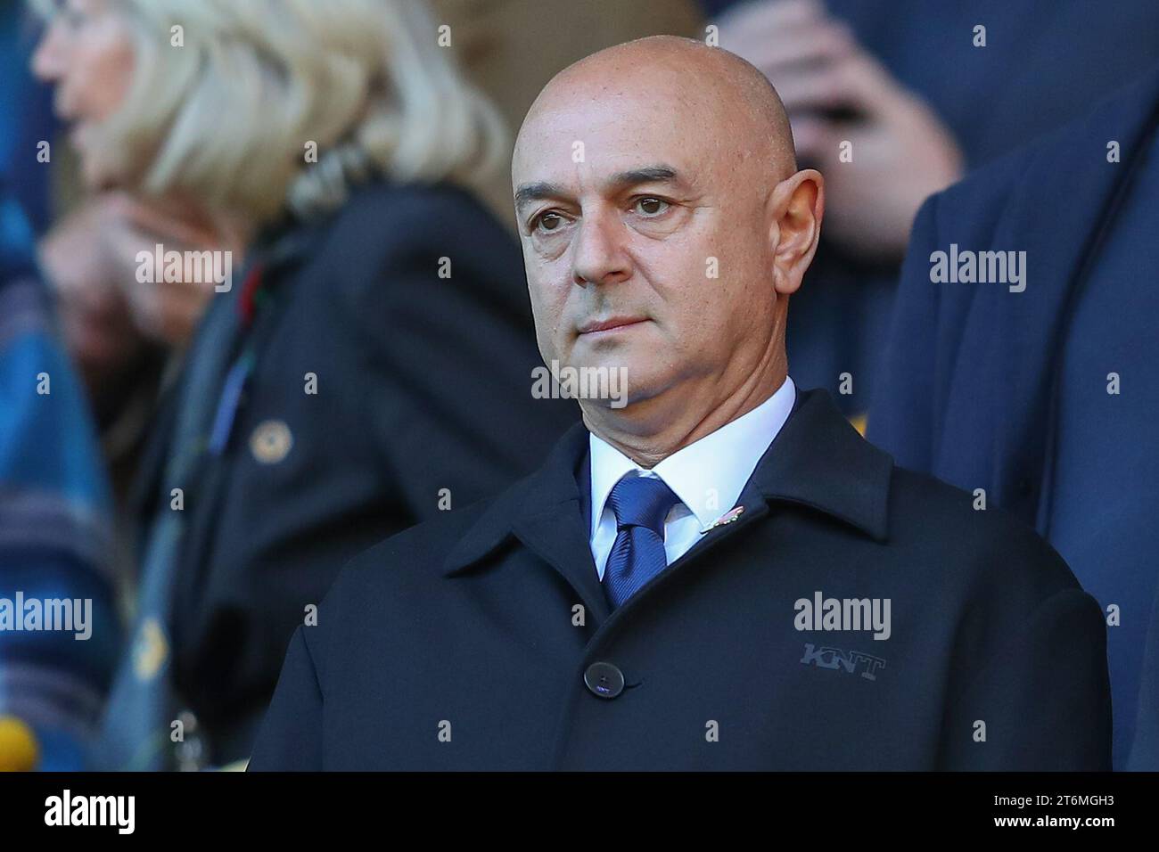 Daniel Levy Vorsitzender von Tottenham Hotspur während des Premier League Spiels Wolverhampton Wanderers gegen Tottenham Hotspur in Molineux, Wolverhampton, Großbritannien, 11. November 2023 (Foto: Gareth Evans/News Images) Stockfoto