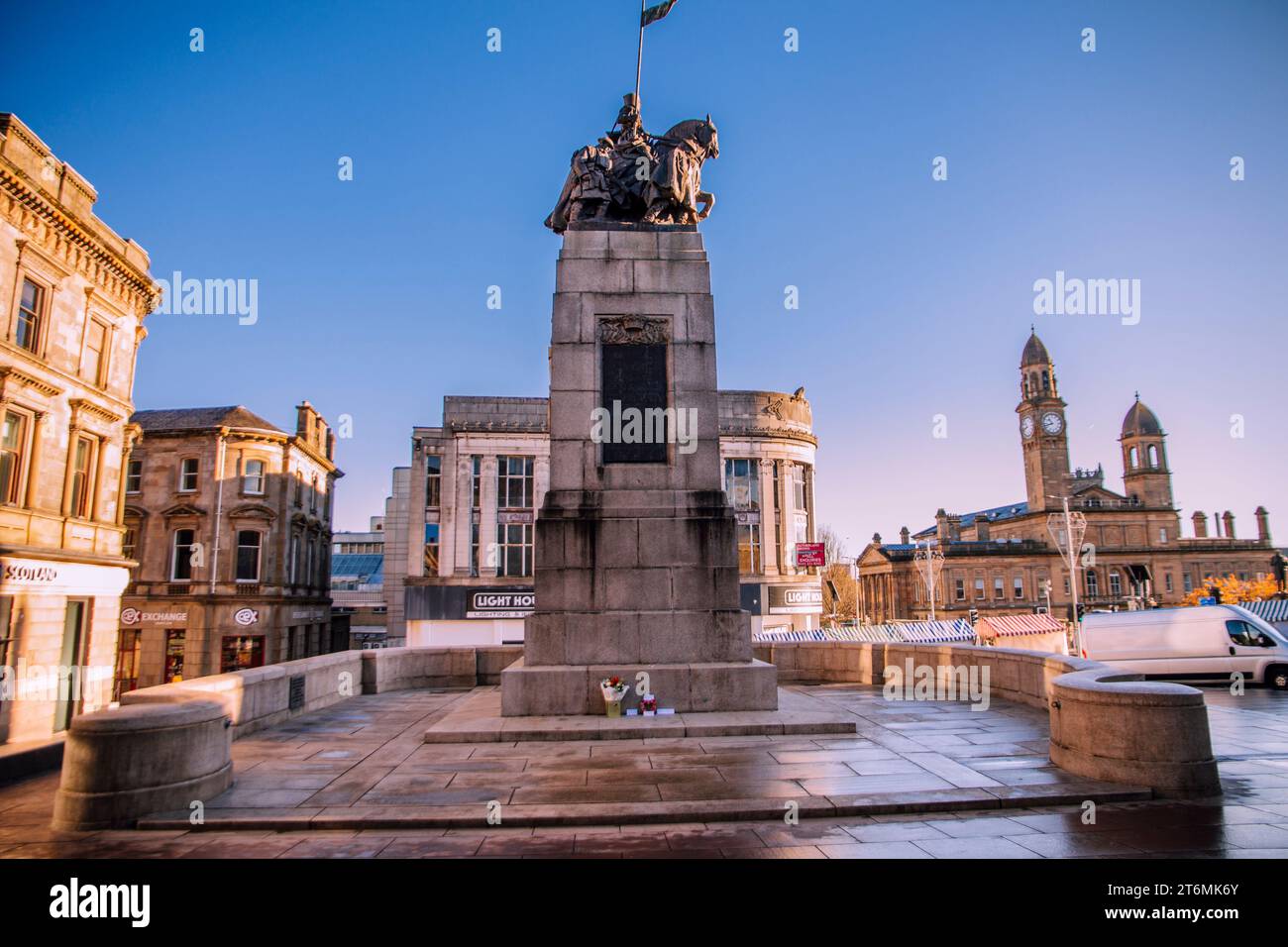 Paisley Cenotaph Gedenktag 11. November 2023 Stockfoto