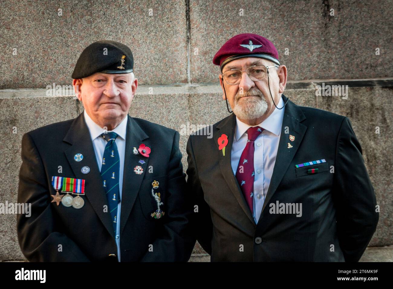Paisley Cenotaph Gedenktag 11. November 2023 Stockfoto