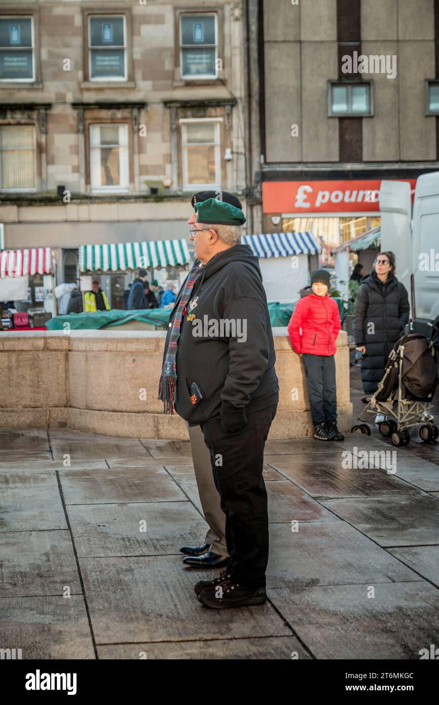 Paisley Cenotaph Gedenktag 11. November 2023 Stockfoto