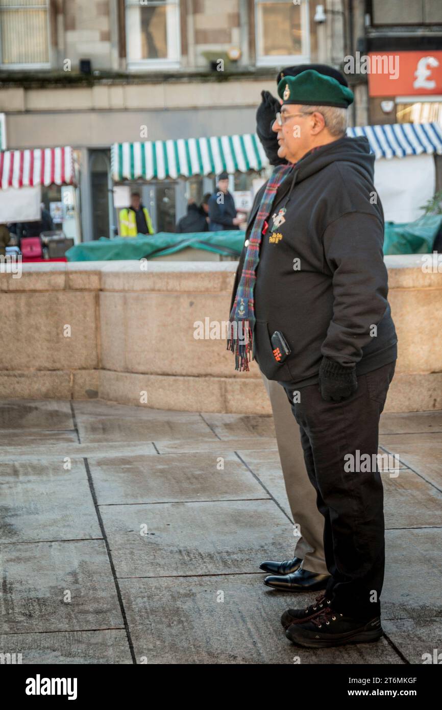 Paisley Cenotaph Gedenktag 11. November 2023 Stockfoto