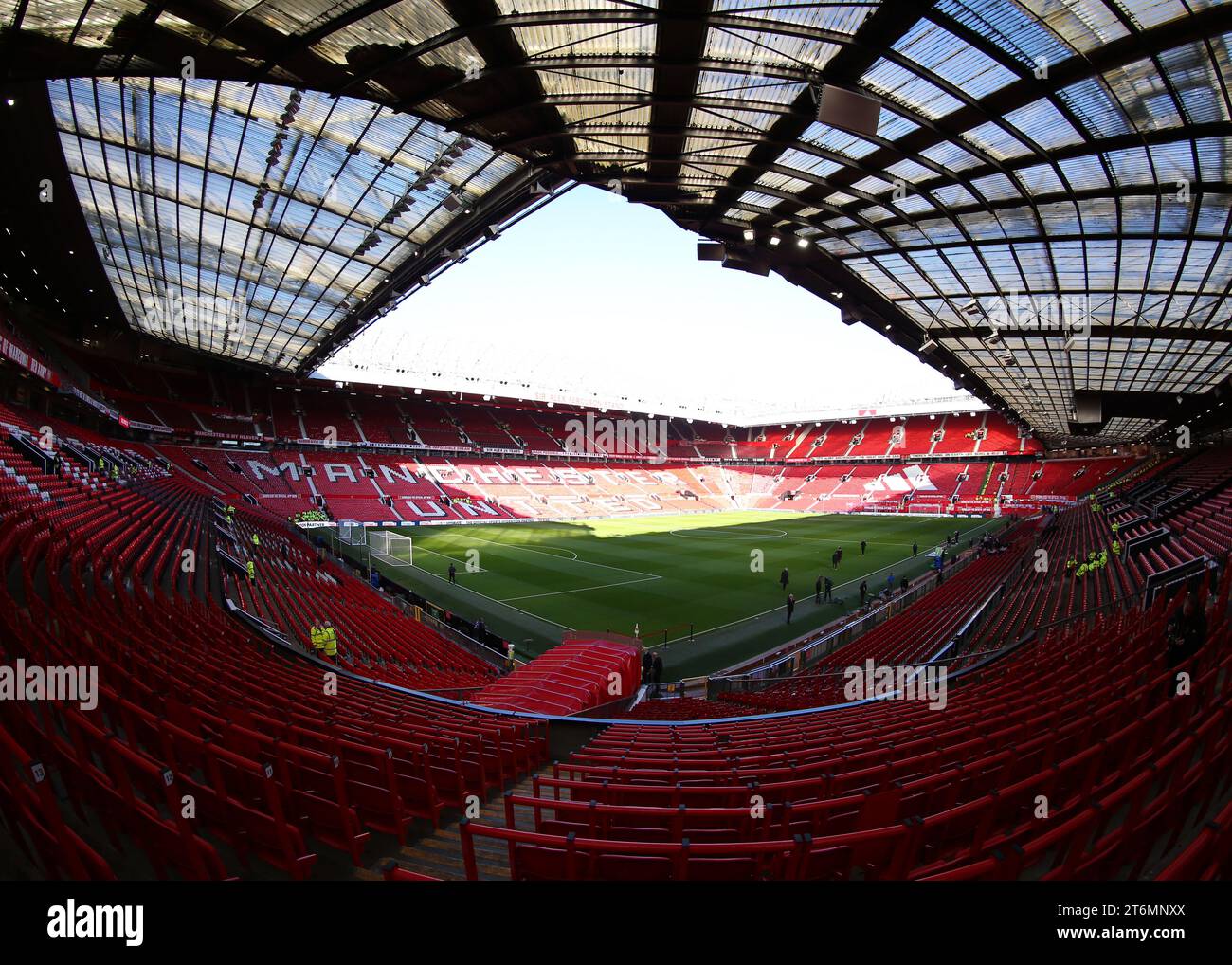 Manchester, England, 11. November 2023. Allgemeine Ansicht des Stadions während des Premier League-Spiels in Old Trafford, Manchester. Der Bildnachweis sollte lauten: Ash Allen / Sportimage Stockfoto