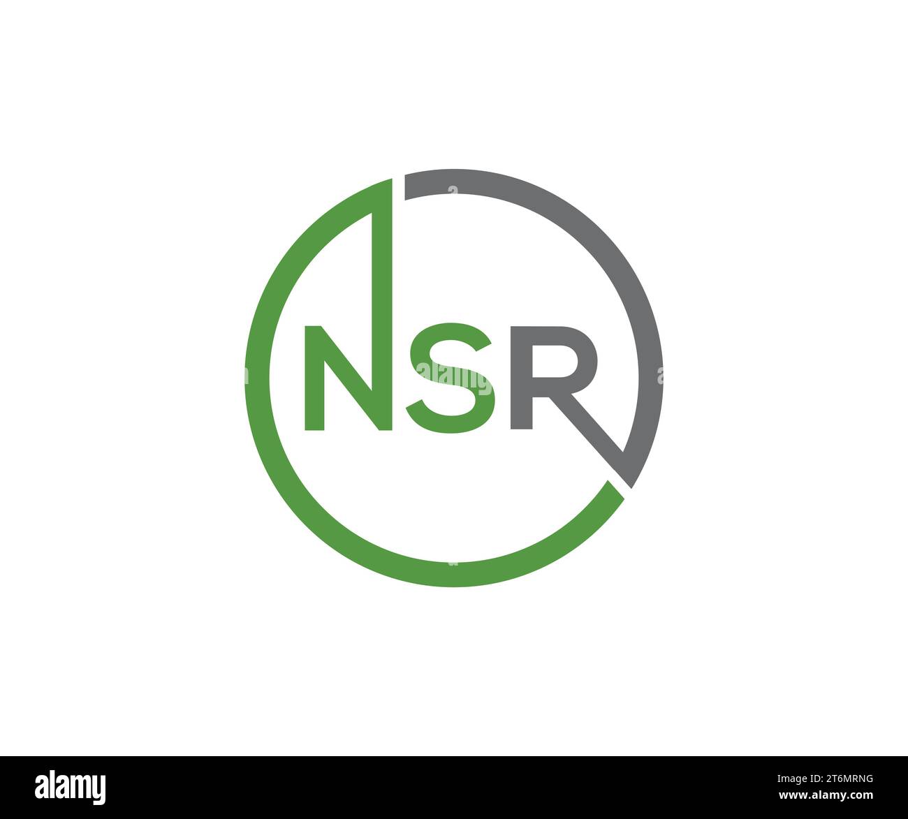 nsr-Logo Stock Vektor