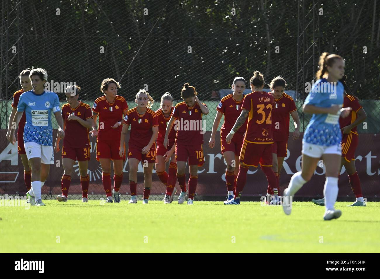 Manuela Giugliano von A.S. Roma Women feiert am 11. November 2023 im