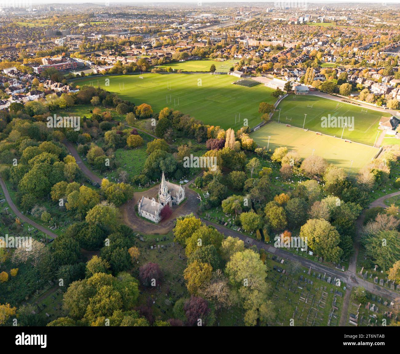 University College School Sports Fields, London Stockfoto