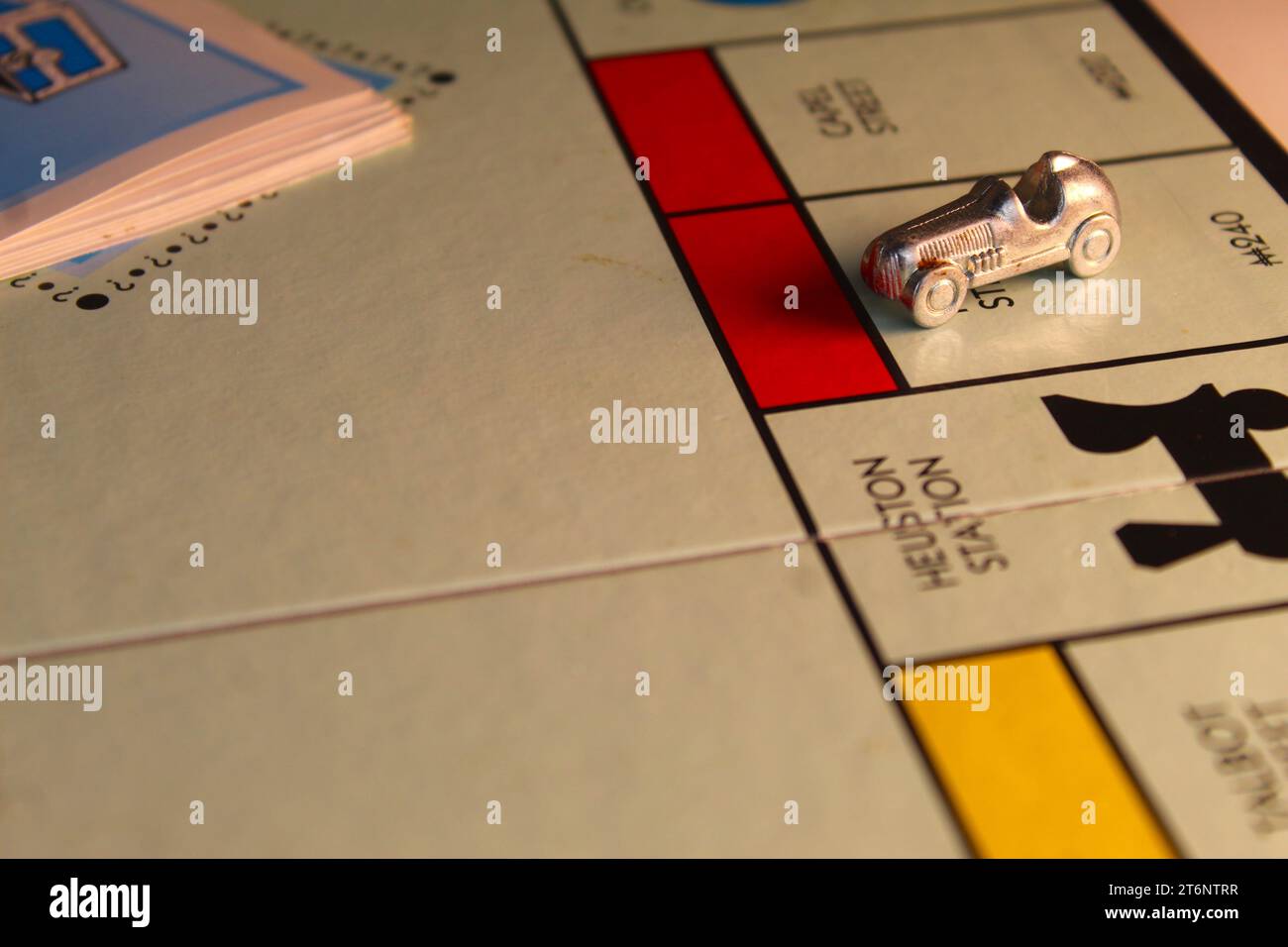 Ein Foto des Monopoly Brettspielbretts Dublin Edition. Stockfoto