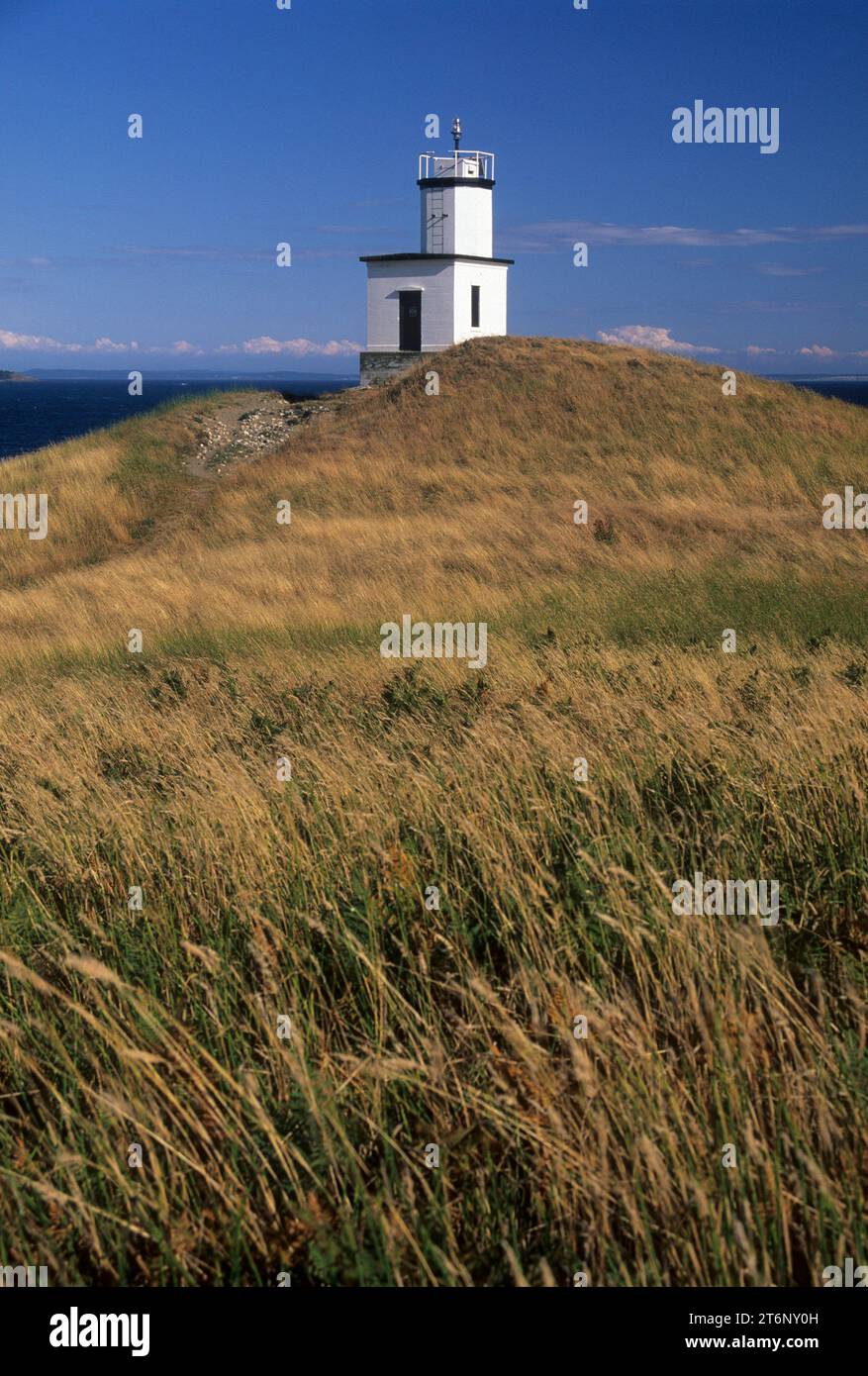 Cattle Point Lighthouse, Cattle Point Natural Conservation Area, San Juan Island, Washington Stockfoto