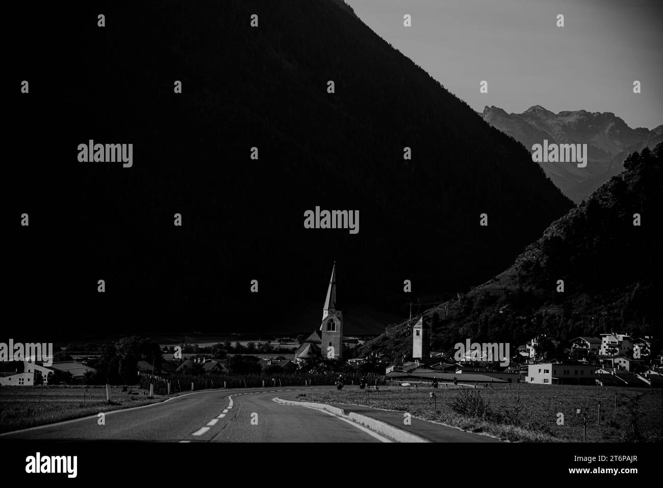 Bozano, Meran, ist der schöne und berühmte Ort, an dem man hingehen kann Stockfoto