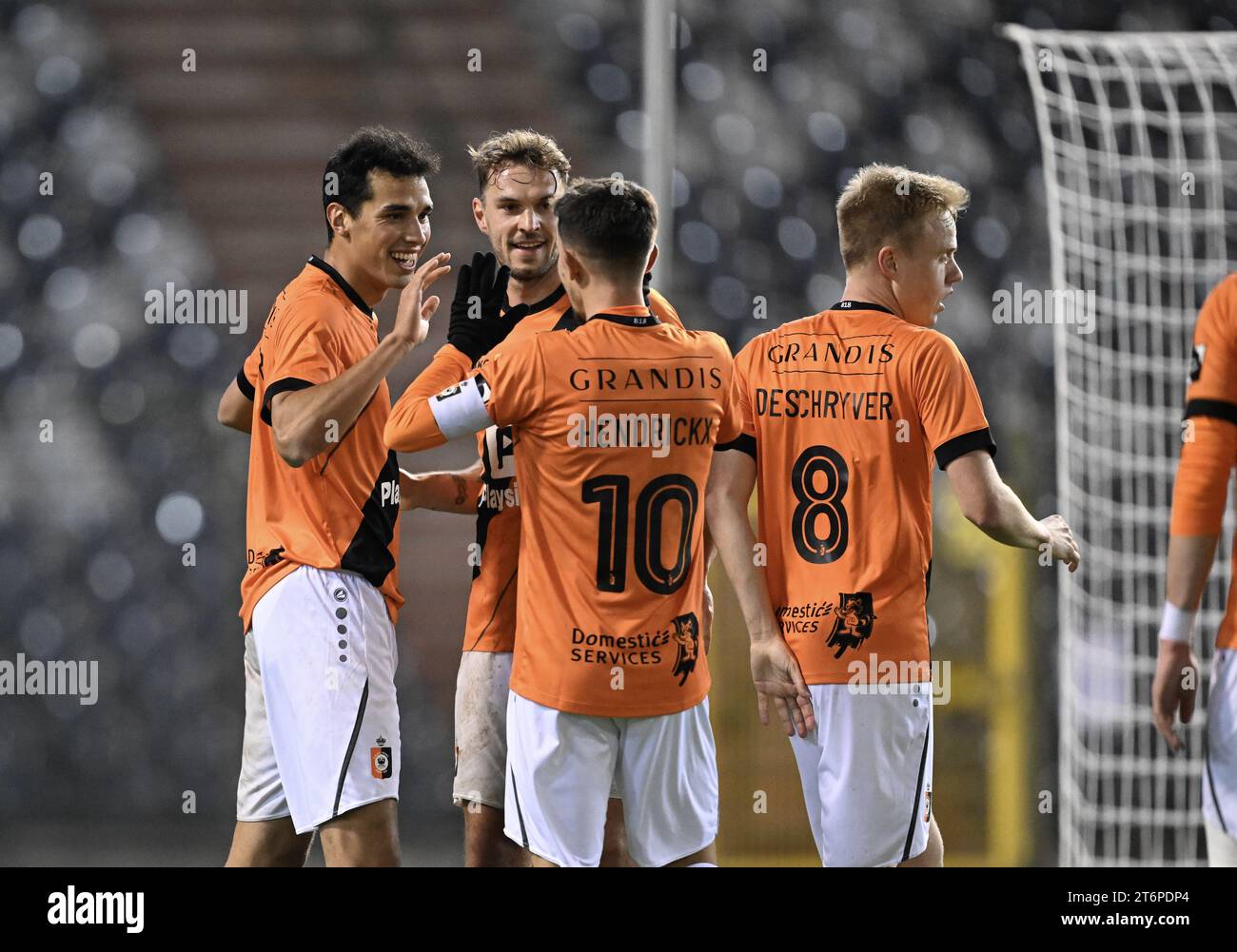 Ein Fußballspiel zwischen RSCA Futures (u21) und KMSK Deinze, Samstag, den 11. November 2023 in Brüssel, am 12/30. Tag der zweiten Liga der Challenger Pro League 2023-2024. BELGA FOTO JOHN THYS Stockfoto