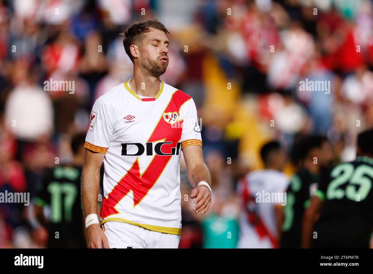 Florian Lejeune aus Rayo Vallecano während des spanischen