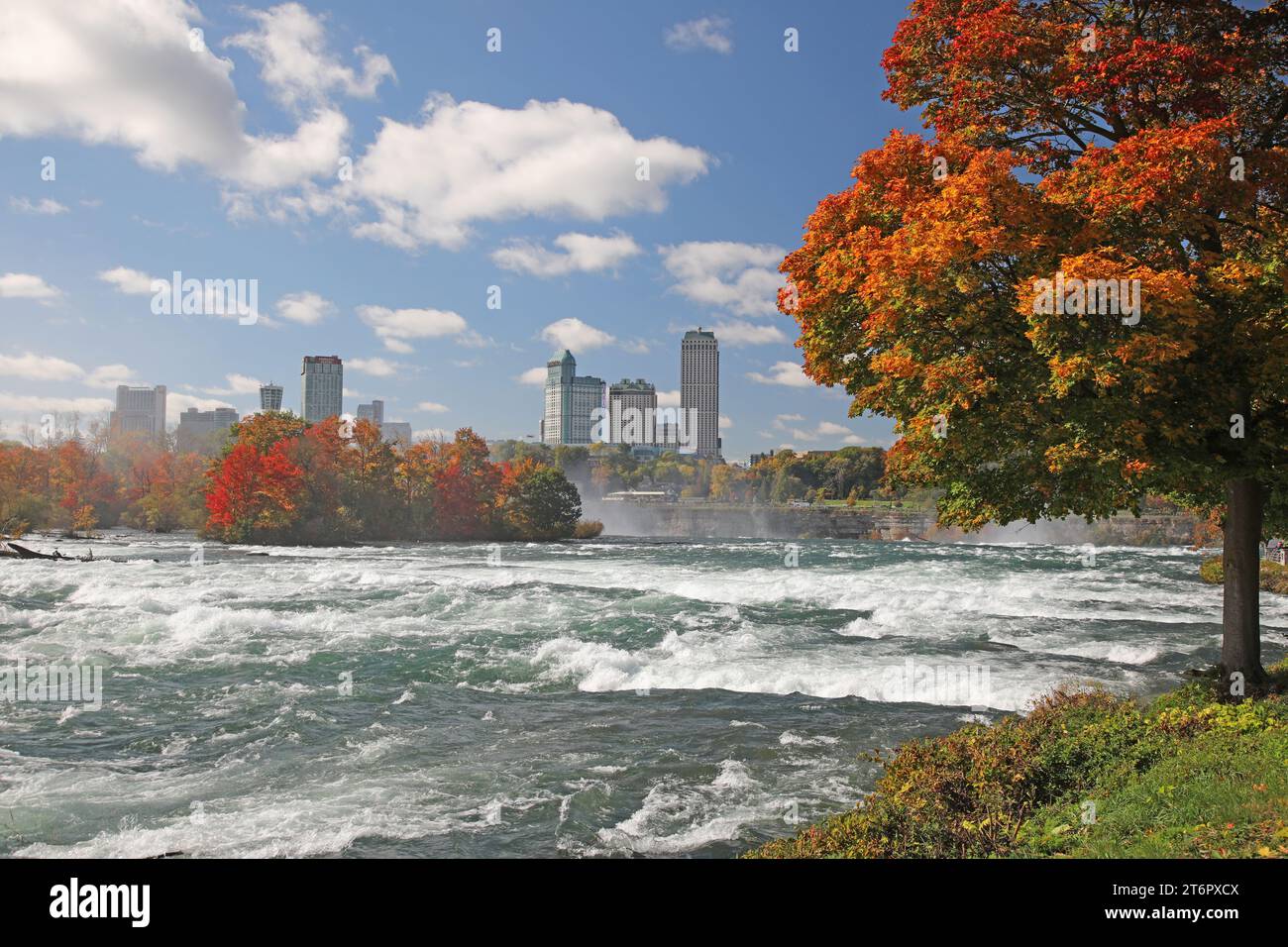 Hells Half Acre, Niagara River, USA Stockfoto