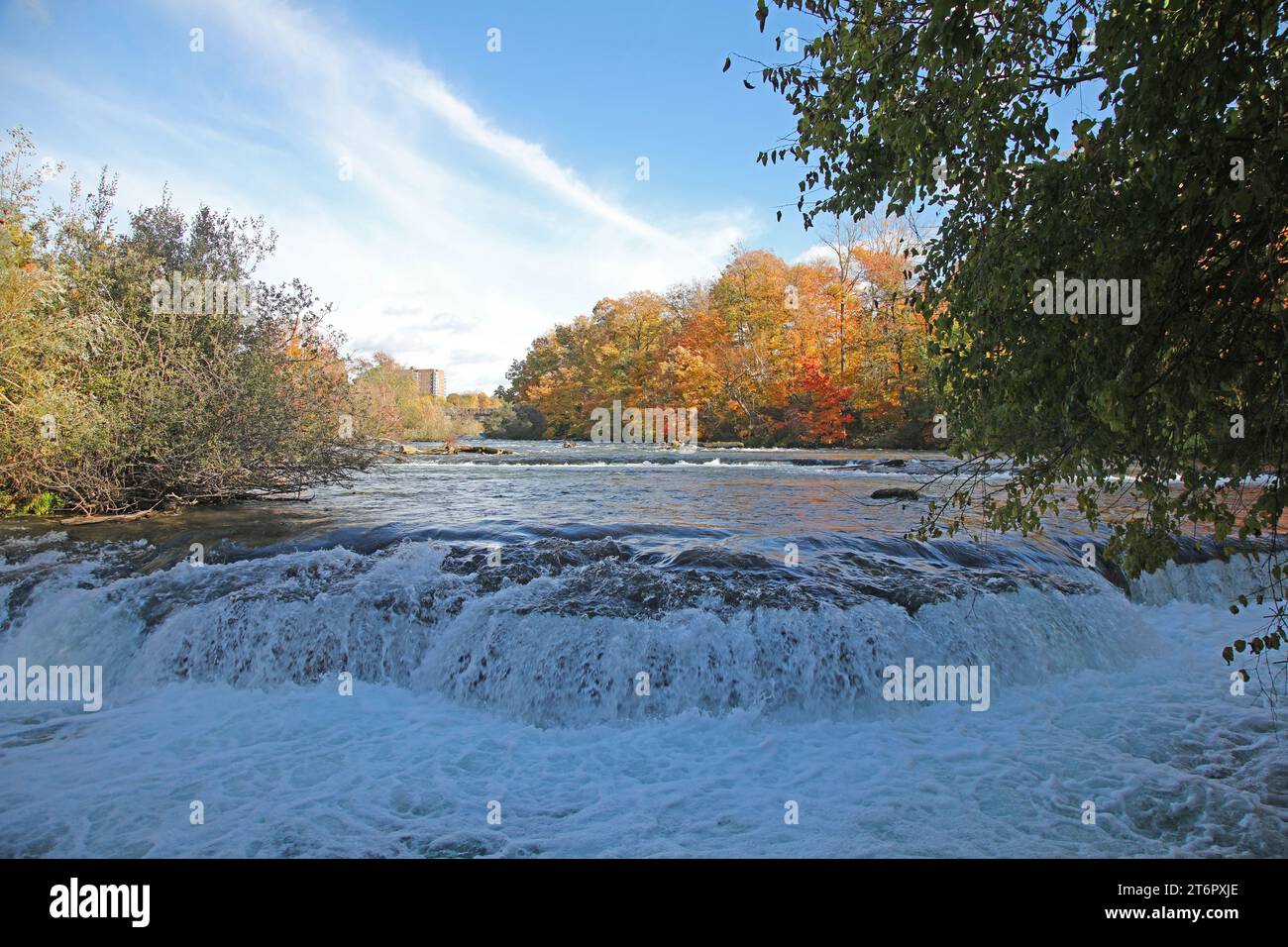 Hells Half Acre auf Goat Island, USA Stockfoto