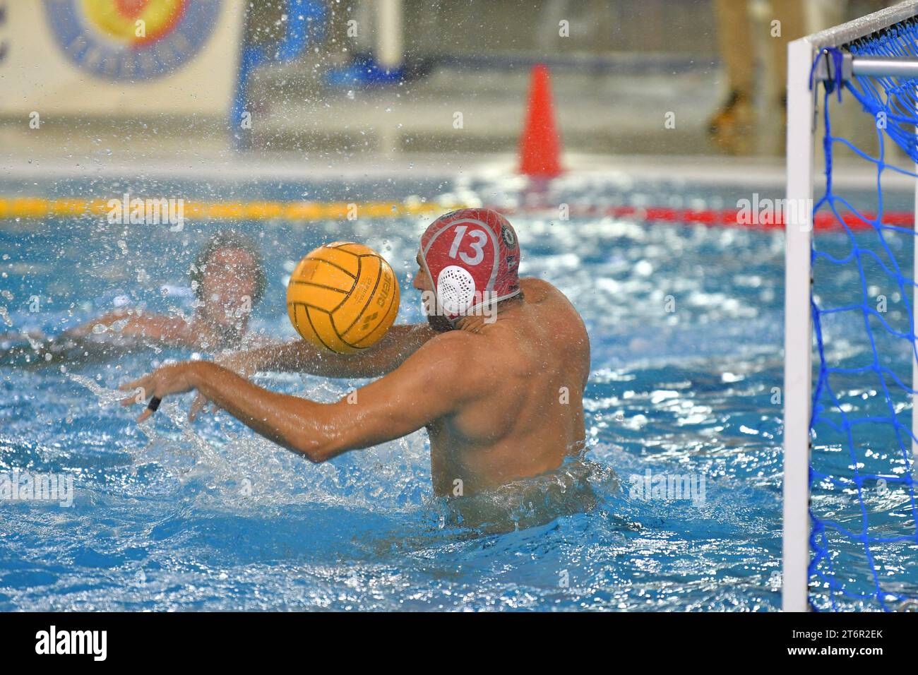 Enrico Caruso (PN Trieste) beim Spiel PN Trieste gegen CC Ortigia, Waterpolo Italian Serie A in Triest, Italien, 11. November 2023 Stockfoto