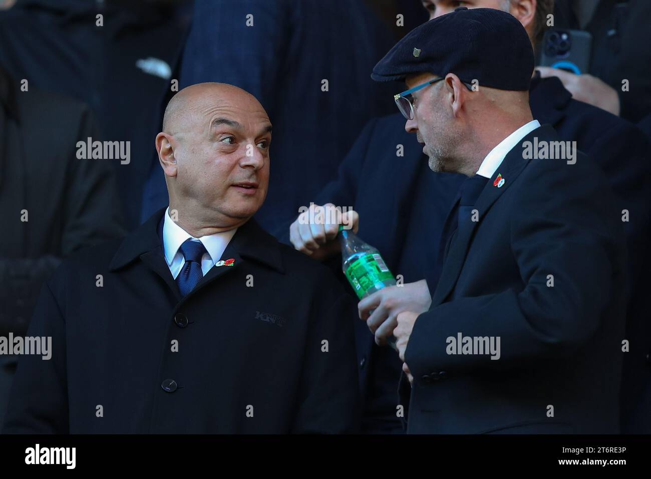 Daniel Levy Vorsitzender von Tottenham Hotspur während des Premier League Spiels Wolverhampton Wanderers gegen Tottenham Hotspur in Molineux, Wolverhampton, Großbritannien, 11. November 2023 (Foto: Gareth Evans/News Images) Stockfoto