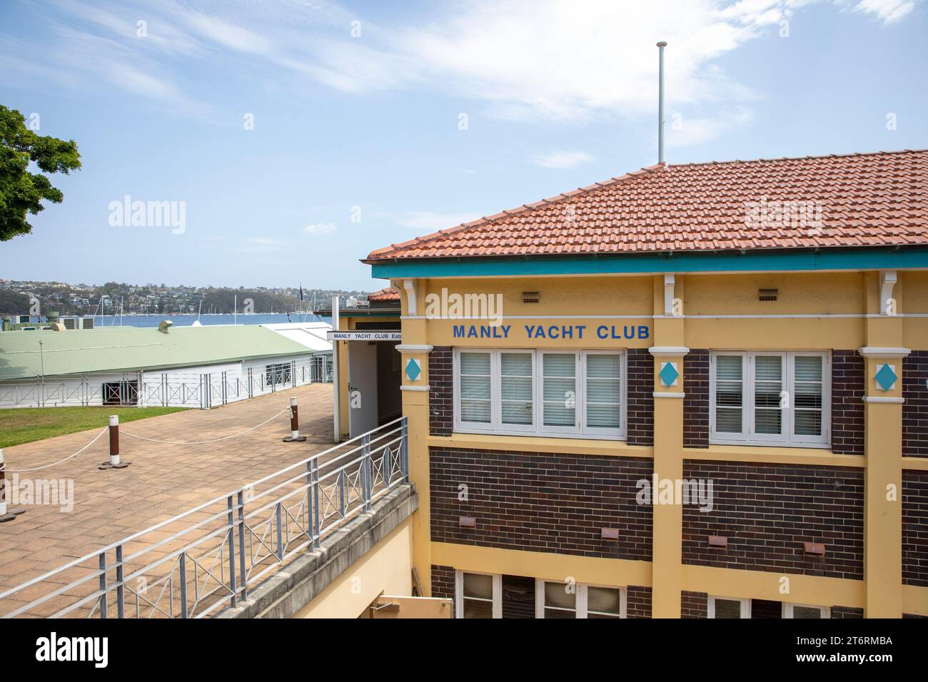 Manly Beach Yacht Club Gebäude in Manly, Sydney, NSW, Australien, 2023 Stockfoto