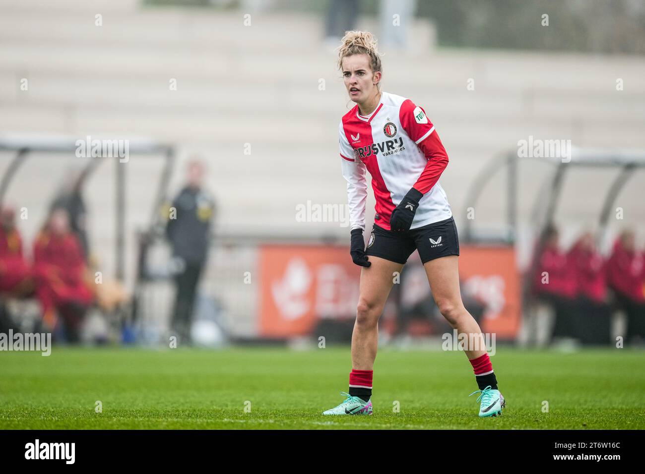 Rotterdam - Maxime Bennink von Feyenoord V1 während des Spiels zwischen Feyenoord V1 und AZ V1 bei Nieuw Varkenoord am 12. November 2023 in Rotterdam, Niederlande. (Box to Box Pictures/Yannick Verhoeven) Stockfoto