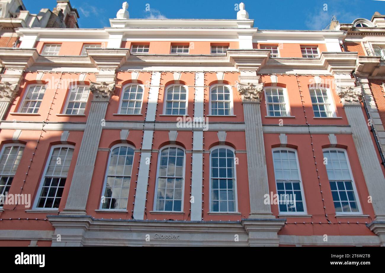 Russell House, 43 King Street, Covent Garden, London, UK - Haus im georgianischen Stil in der Nähe von Covent Garden Piazza Stockfoto