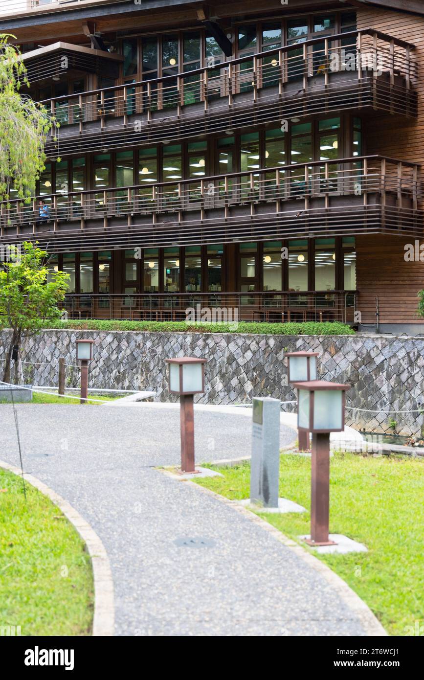 Taipei Public Library Beitou Branch, Beitou, Taipei, Taiwan Stockfoto