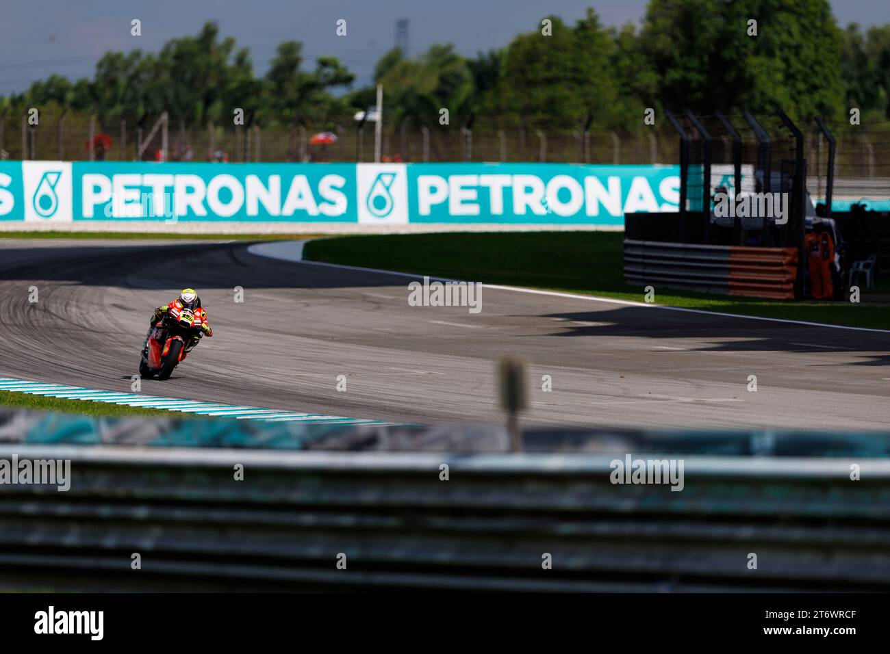 November 2023; Sepang International Circuit, Sepang, Selangor, Malaysia; 2023 Malaysian MotoGP, Renntag; Nummer 19 Aruba IT Racing Fahrer Alvaro Bautista während des Rennens in Malaysia Stockfoto