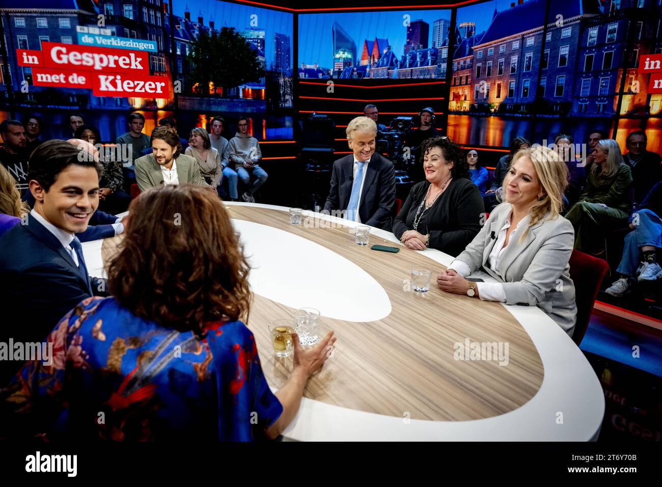 AMSTERDAM: Geert Wilders PVV, Dilan Yeşilgöz-Zegerius vvd Esther