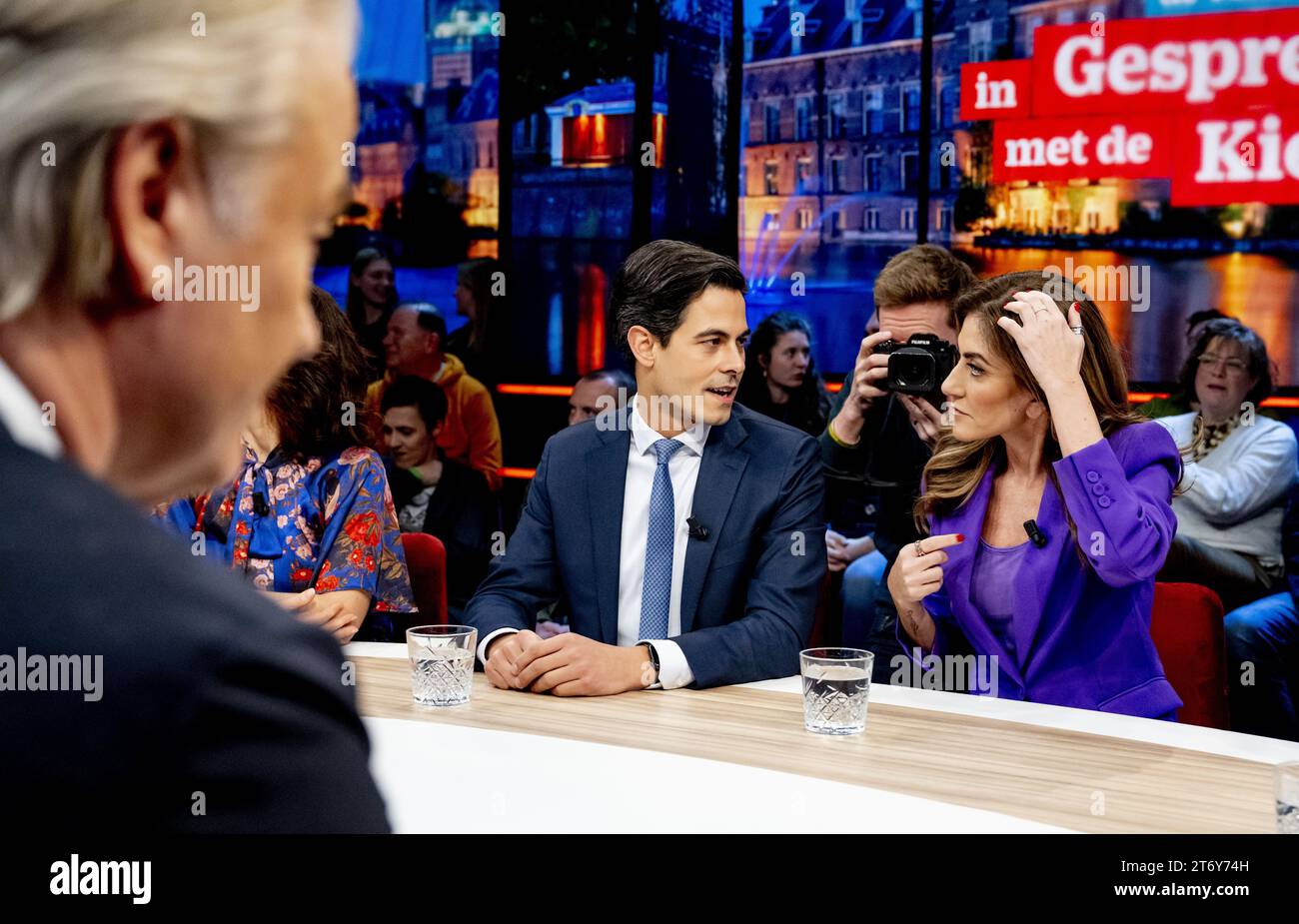 AMSTERDAM: Geert Wilders PVV, Dilan Yeşilgöz-Zegerius vvd Esther
