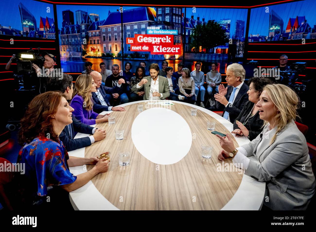 AMSTERDAM: Geert Wilders PVV, Dilan Yeşilgöz-Zegerius vvd Esther