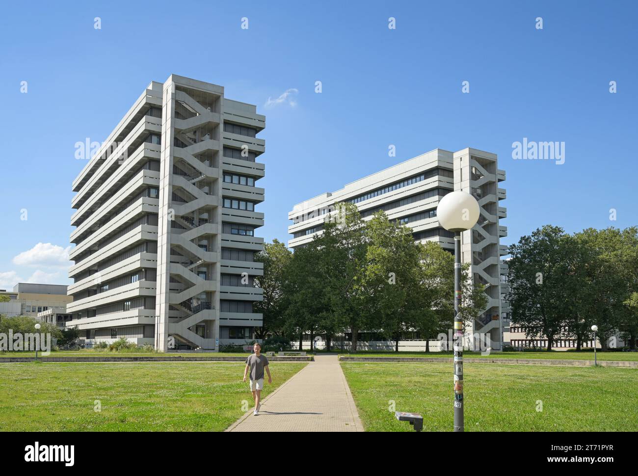 Institutsgebäude Fritz-Haber-Weg, Karlsruher Institut für Technologie KIT, Campus Süd, Karlsruhe, Baden-Württemberg, Deutschland Stockfoto