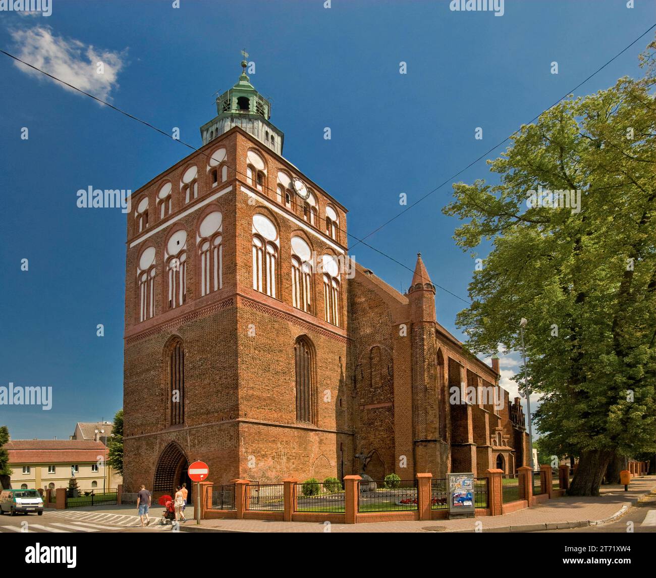 Gotische Marienkirche in Gryfice bei Pommern, Woiwodschaft Westpommern (Zachodniopomorskie), Polen Stockfoto