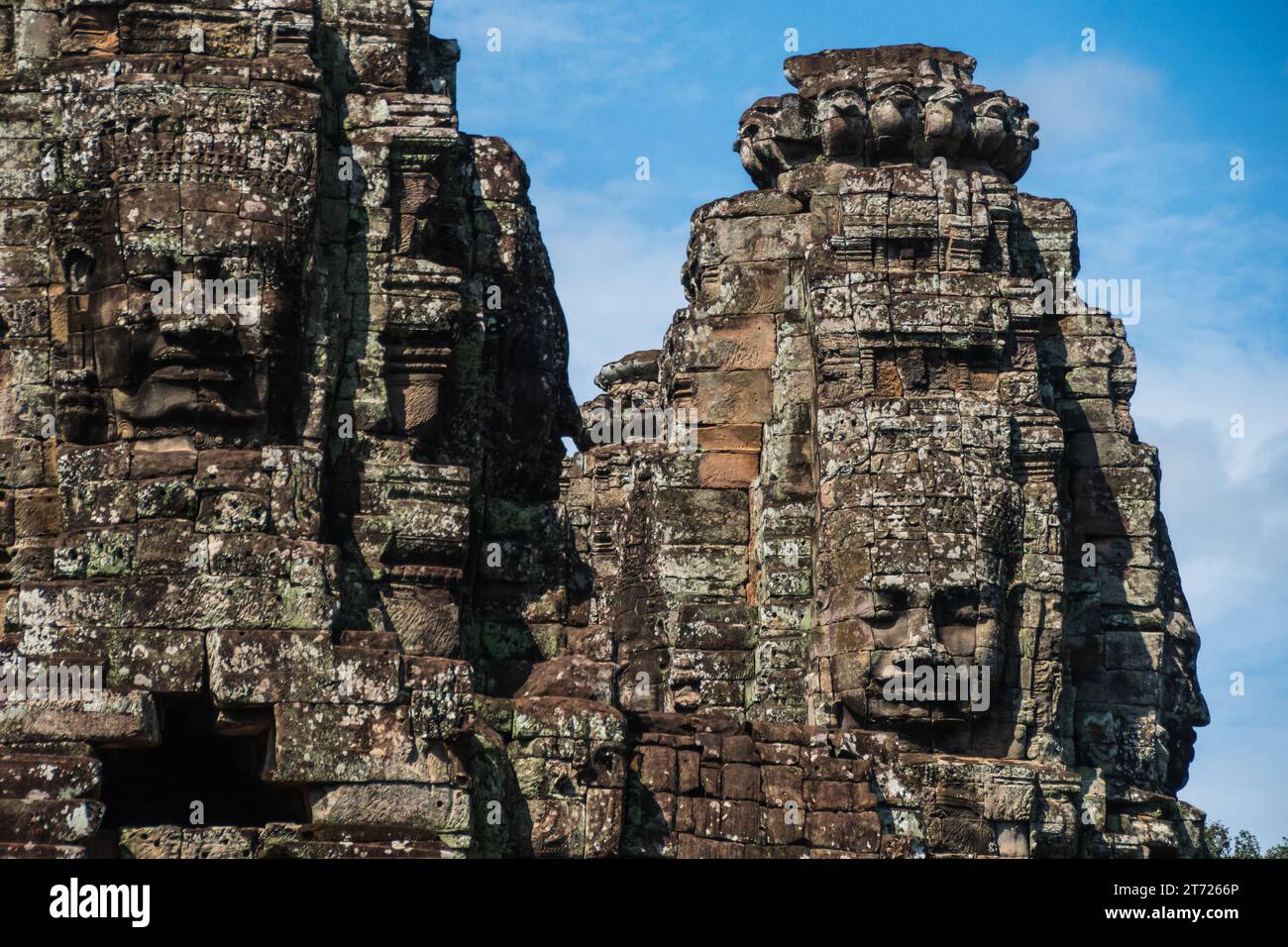 Bayon Tempel Siem Reap, Kambodscha Stockfoto