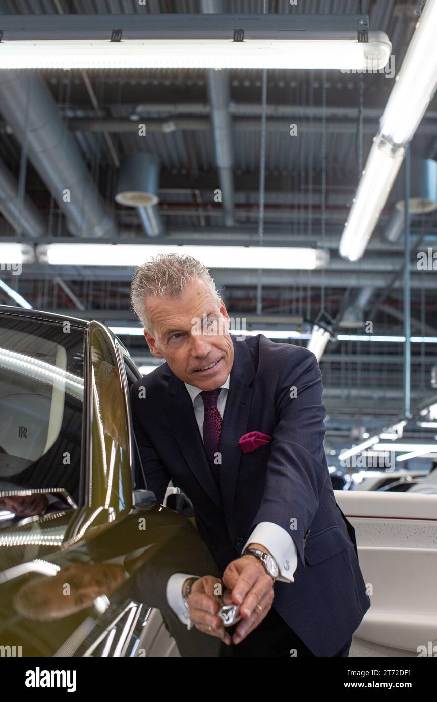 Rolls-Royce Motor Cars CEO, Torsten Müller- Ötvös © Horst A. Friedrichs Stockfoto