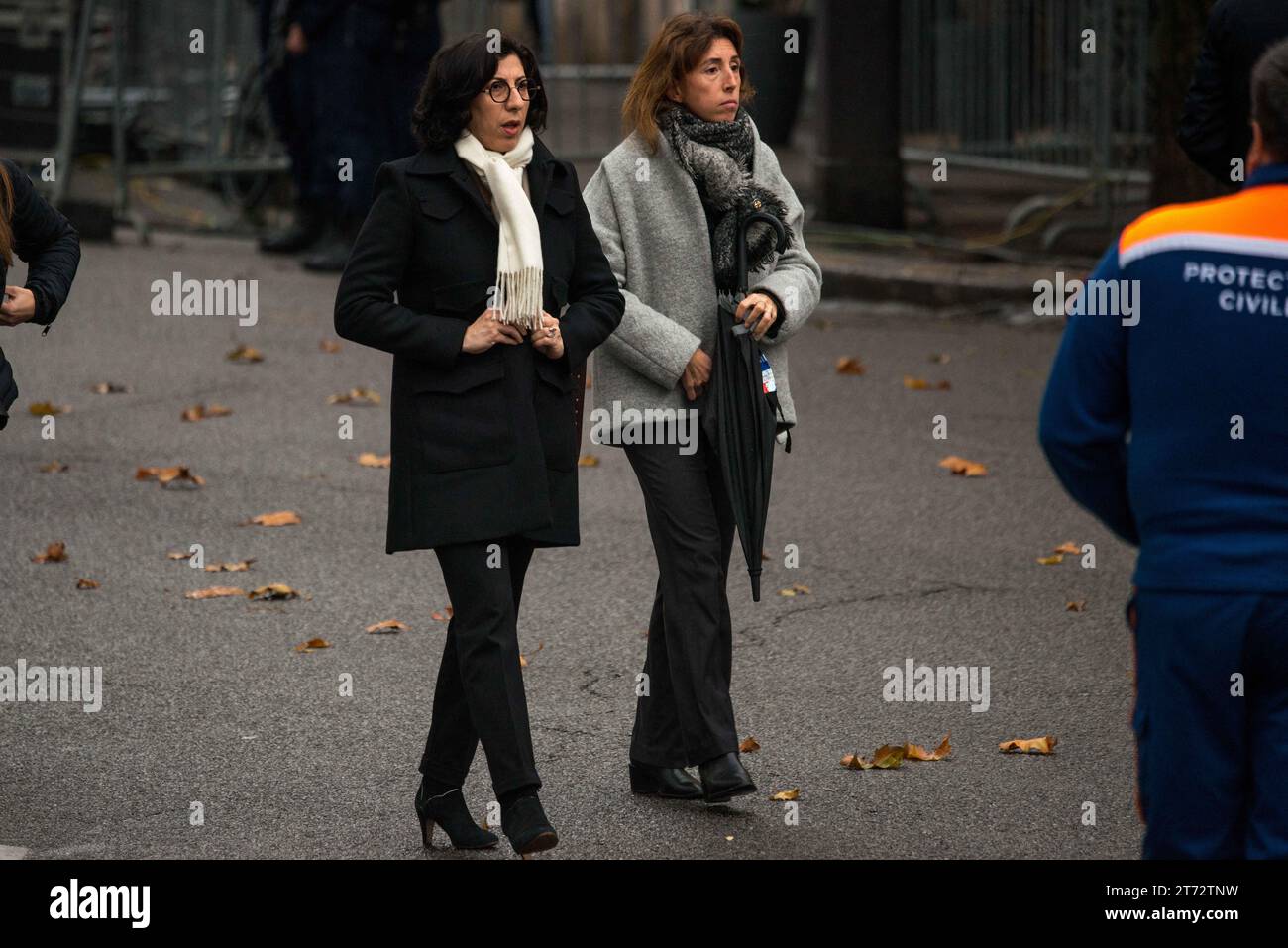 Paris, Frankreich. November 2023. Kulturminister Rima Abdul Malak Foto: Denis Prezat/ABACAPRESS.COM Credit: Abaca Press/Alamy Live News Stockfoto