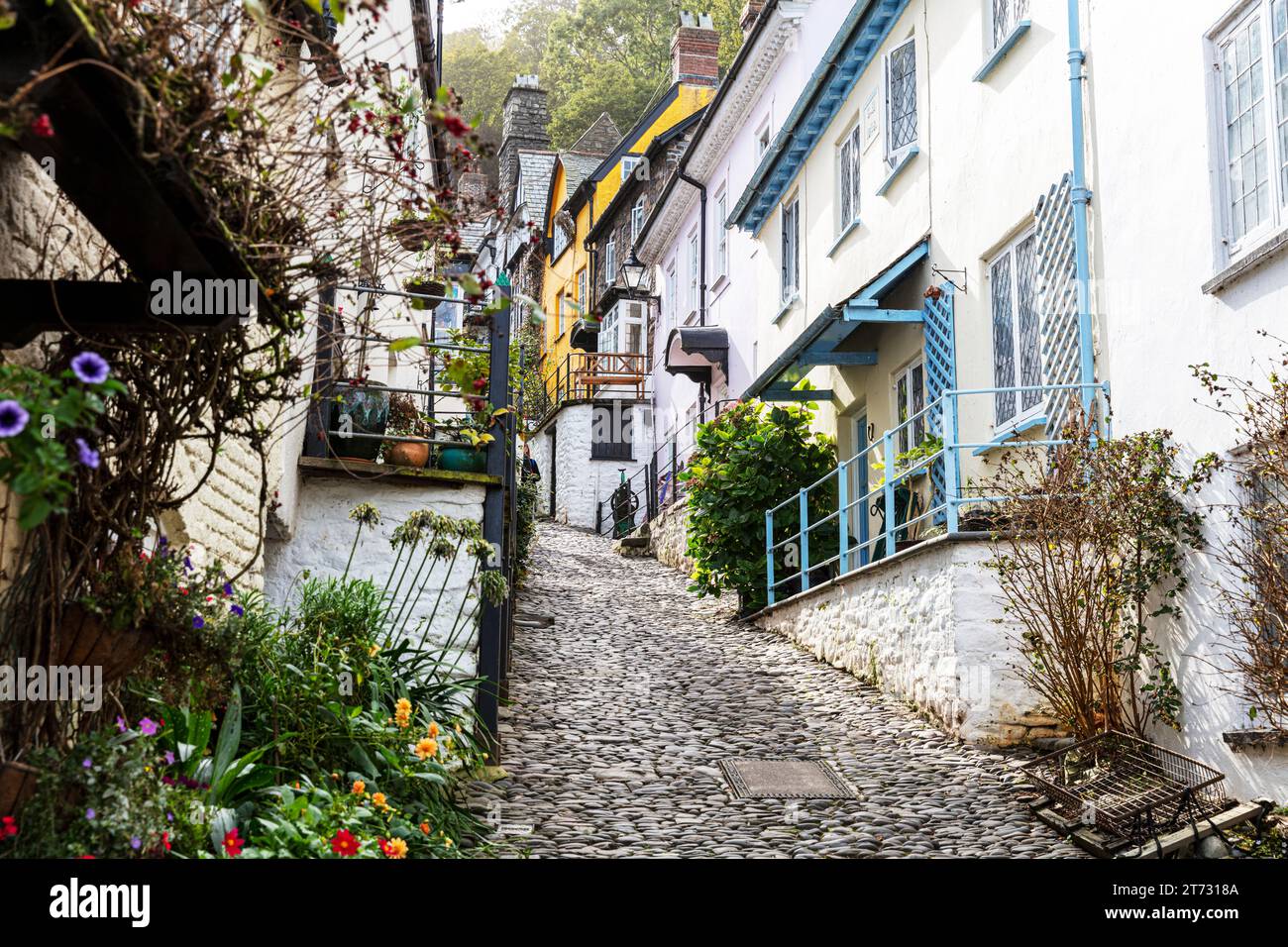 Clovelly, Devon, UK, England, Clovelly UK, Clovelly Devon, Clovelly Village, Clovelly England, Dörfer, Dorf, malerisch, North Devon, Stockfoto