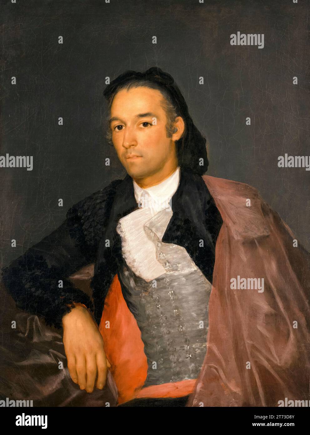 Pedro Romero Martínez (1754–1839), legendärer spanischer Stierkämpfer, Portraitgemälde in Öl auf Leinwand von Francisco Goya, 1795-1798 Stockfoto