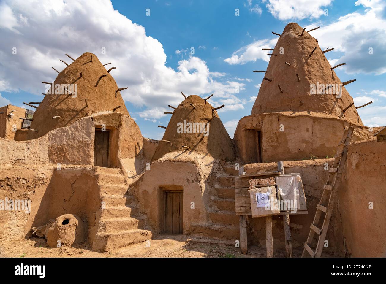 Mongolisches Reich. Die Hauptstadt der Goldenen Horde - Sarai Batu. Stockfoto