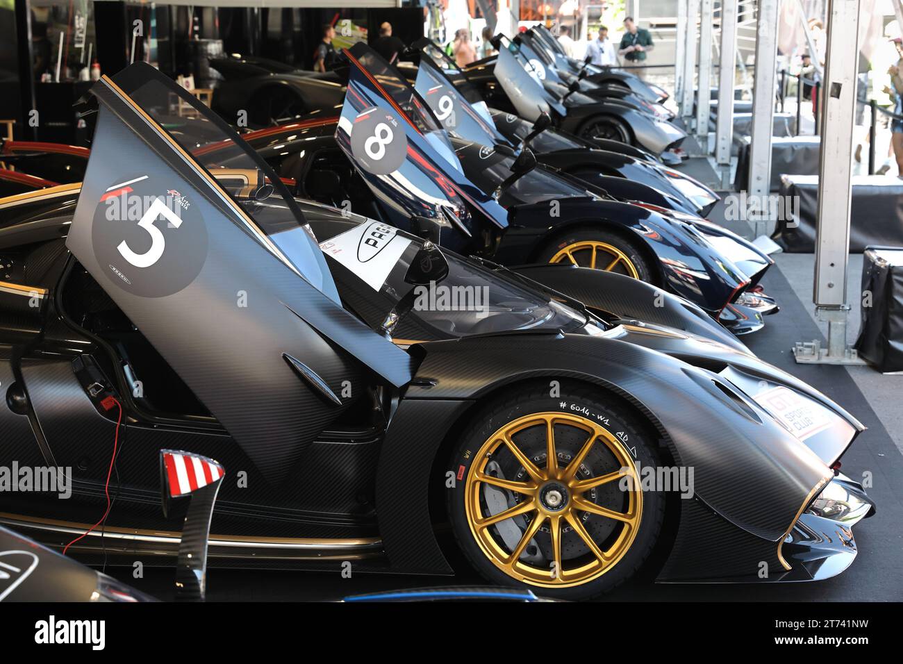 Pagani Zonda R Supercars beim Festival of Speed (Festival de Velocidad) Motorrennen auf dem Circuit of Catalonia, Barcelona, Spanien - 30. September 2023 Stockfoto