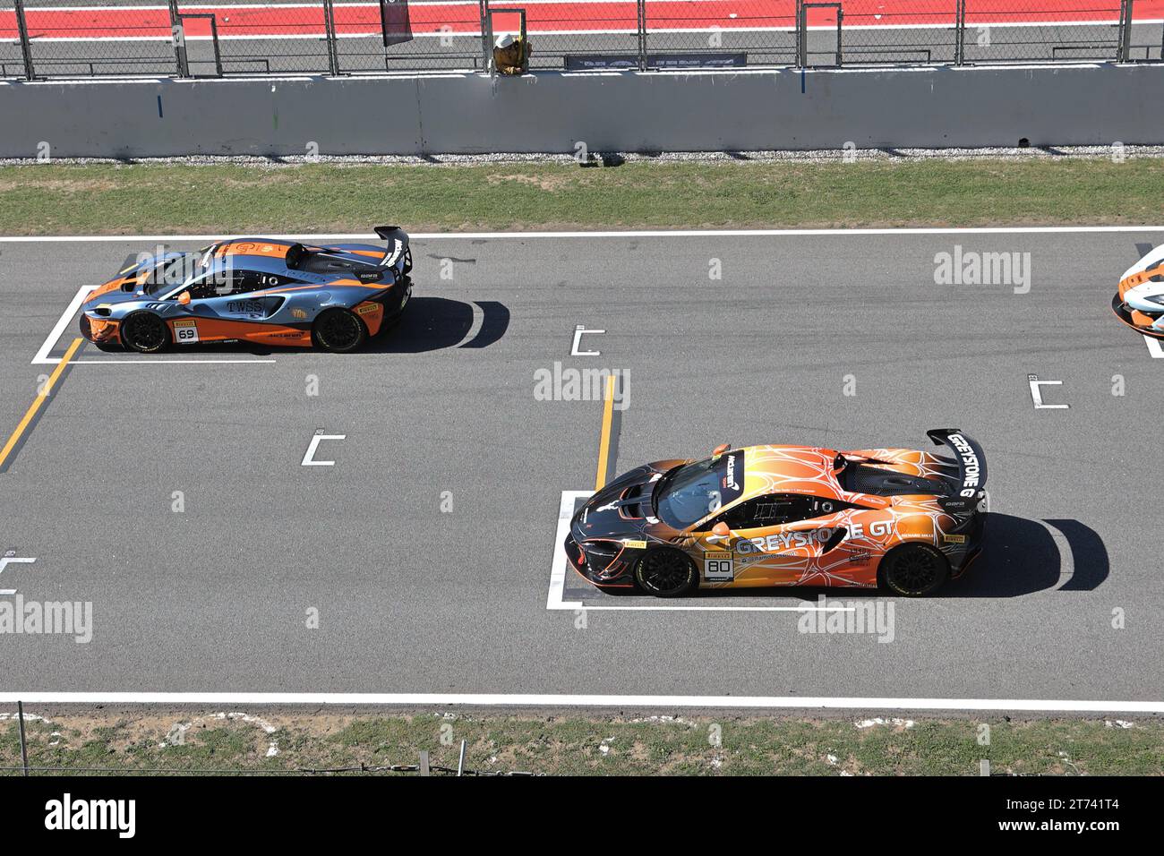 GT Cars am 30. September 2023 beim Festival of Speed (Festival de Velocidad) auf der Rennstrecke von Katalonien, Barcelona, Spanien Stockfoto