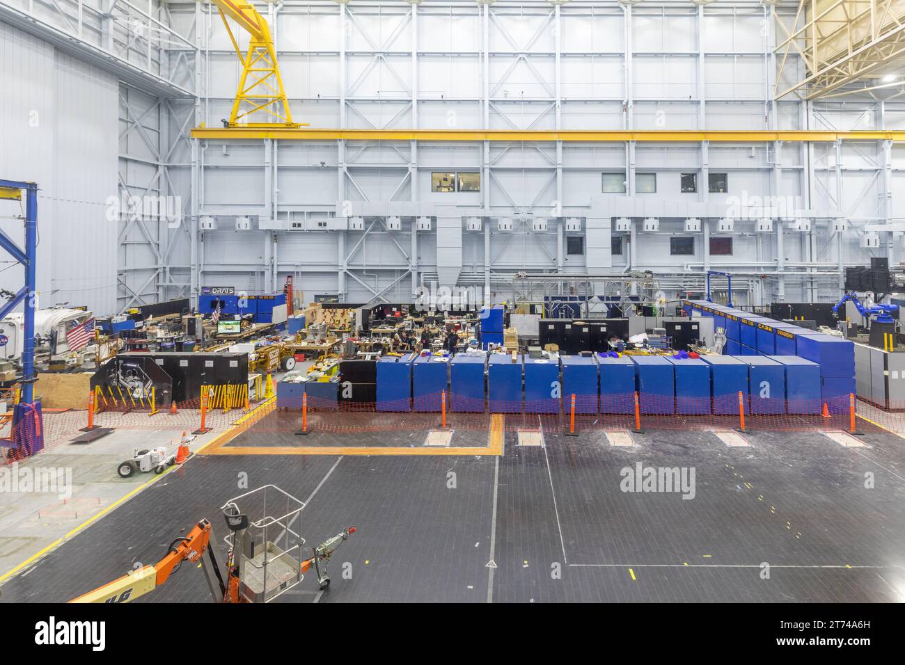 Houston, USA - 21. Oktober 2023: Die Ansicht der Astronauten-Trainingseinrichtung im Johnson Space Center der NASA. Seit 1980 ist jeder NASA-Astronaut auf dem Weg Stockfoto