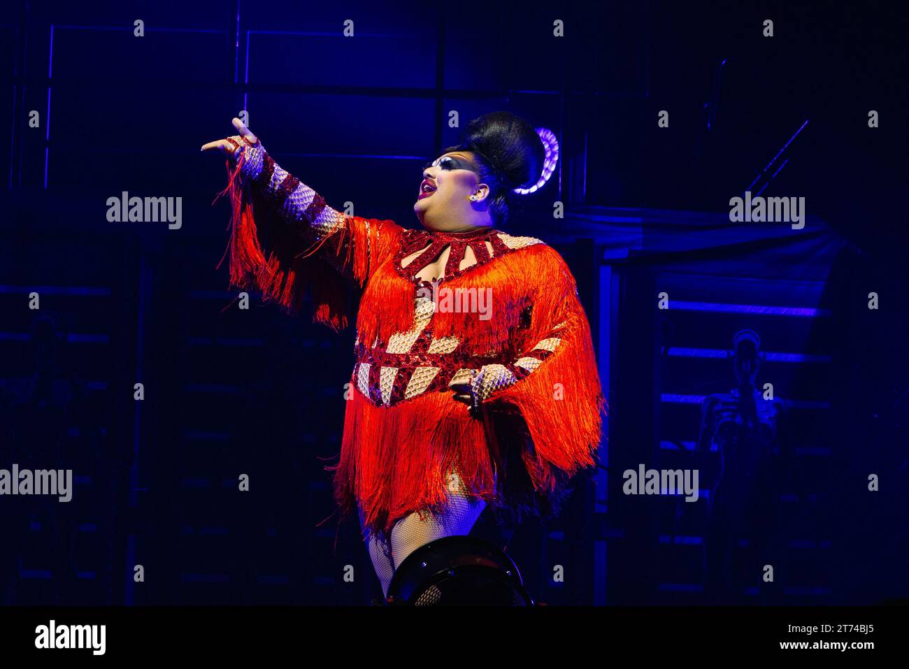 Mailand, Italien, 12. November 2023. RuPaul's Drag Race - Werq the World Tour live in Mailand, Italien. Credits: Maria Laura Arturi/Alamy Live News Stockfoto