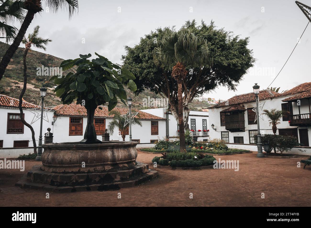 Altstadt bei Icod de los Vinos, Teneriffa, Kanarischen Inseln Stockfoto