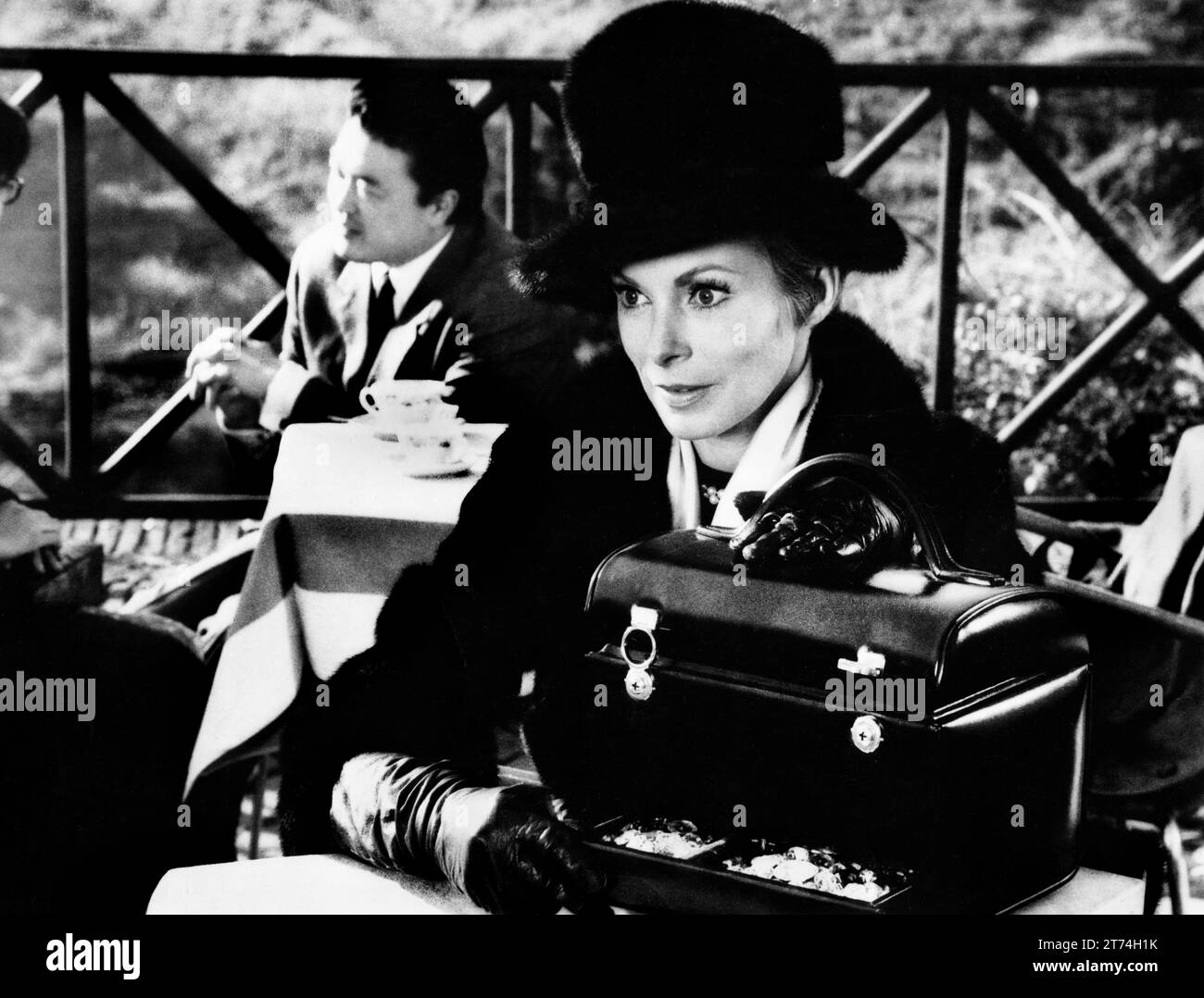 Janet Leigh, am Set des italienisch-spanischen/deutschen Films „Grand Slam“, Originaltitel: „Ad ogni costo“, Constantin Film, Paramount Pictures, 1967 Stockfoto