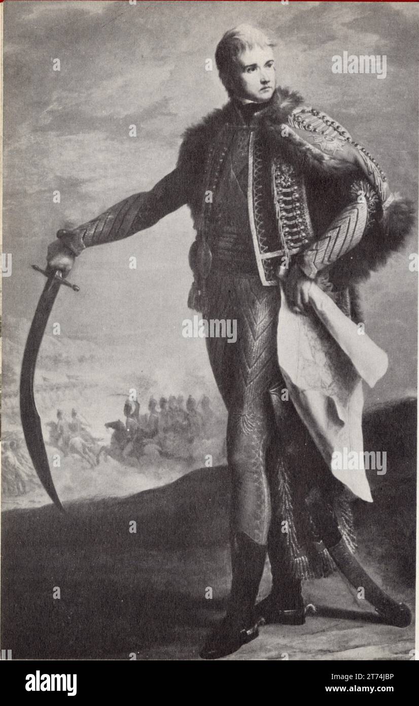 Le maréchal Lannes,duc de Montebello.Né à Lectoure en 1769.Mort à Vienne en 1809.D'origine modeste,il fit ses premières armes dans les armées de la Ré Stockfoto