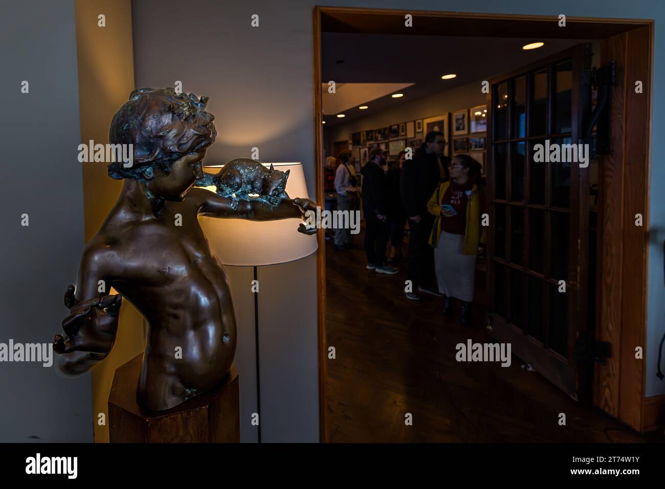 Cliff Dwellers ist ein privater Club und befindet sich im Penthaus im 22. Stock des ehemaligen BorgWarner-Gebäudes in Chicago, USA Stockfoto