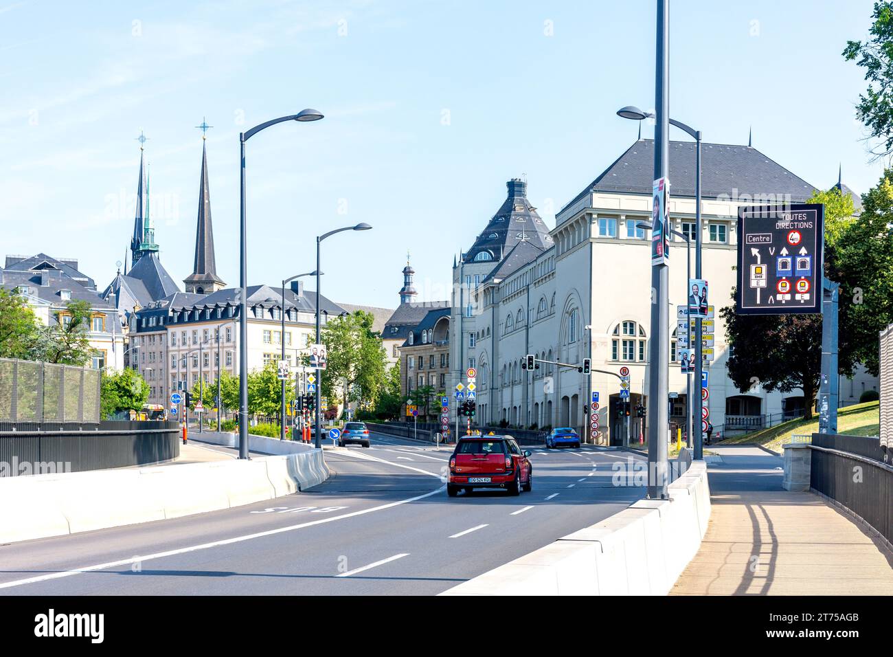 Boulevard Franklin Delano Roosevelt, Ville Haute, Stadt Luxemburg, Luxemburg Stockfoto