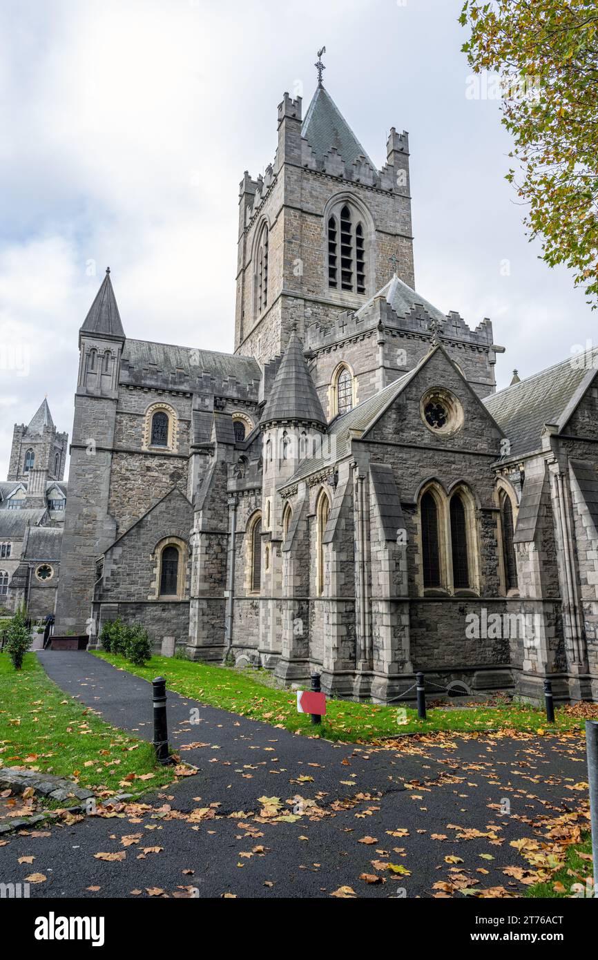 Die Christ Church Cathedral in Dublin, Irland Stockfoto