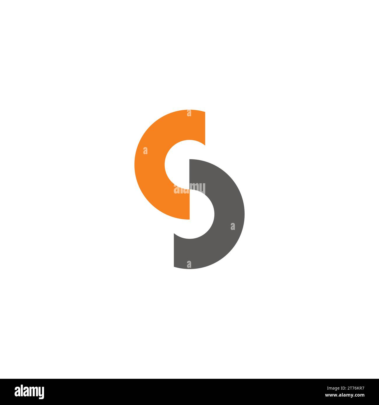 S Connect-Logo. Letter S Logo Vektor Stock Vektor