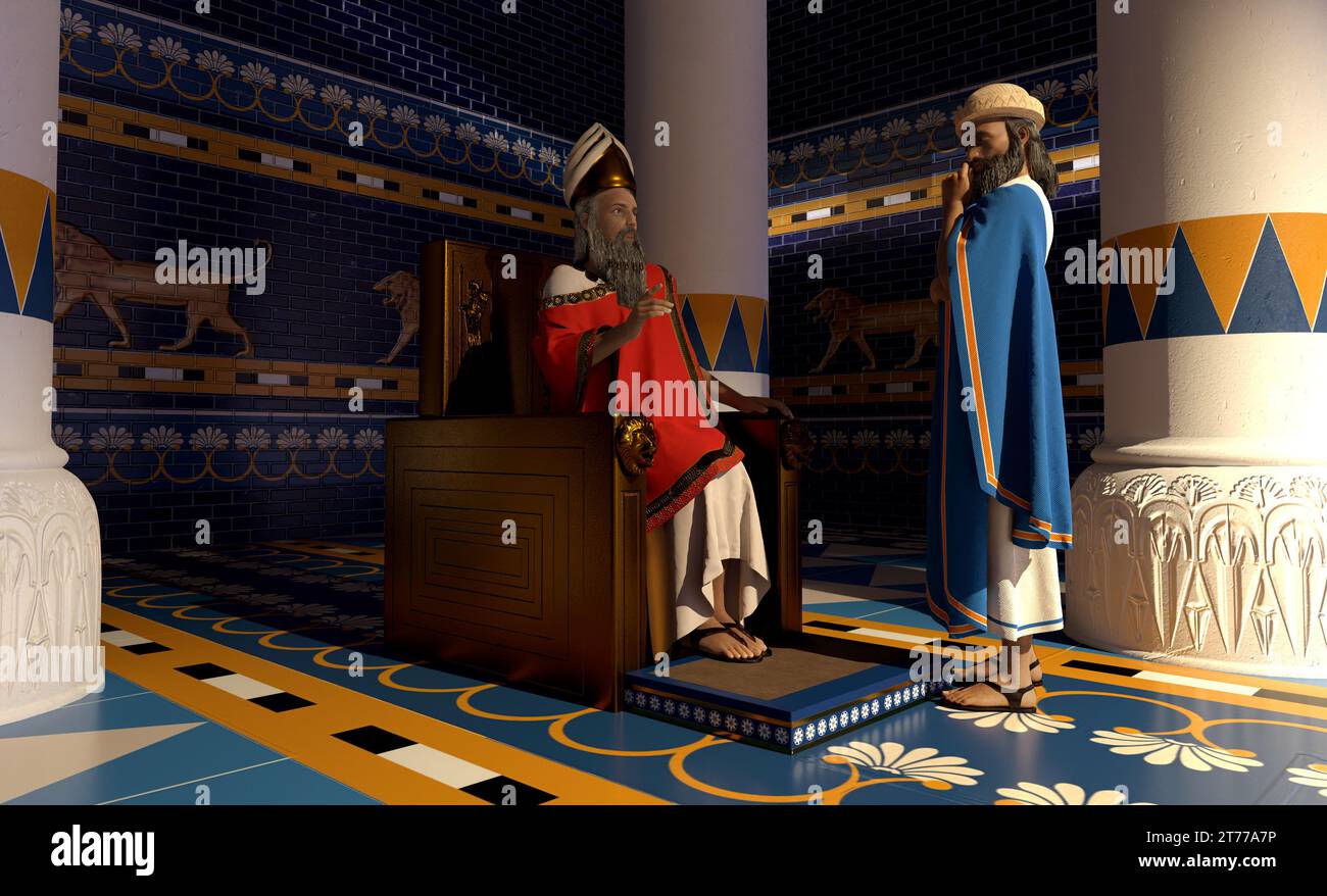 Hammurabi, König von Babylon Stockfoto