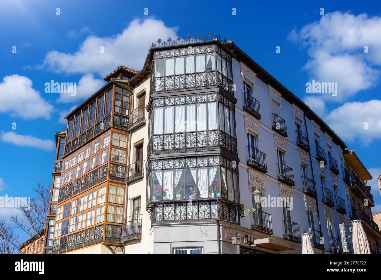 Architektur in Segovia, Spanien Stockfoto