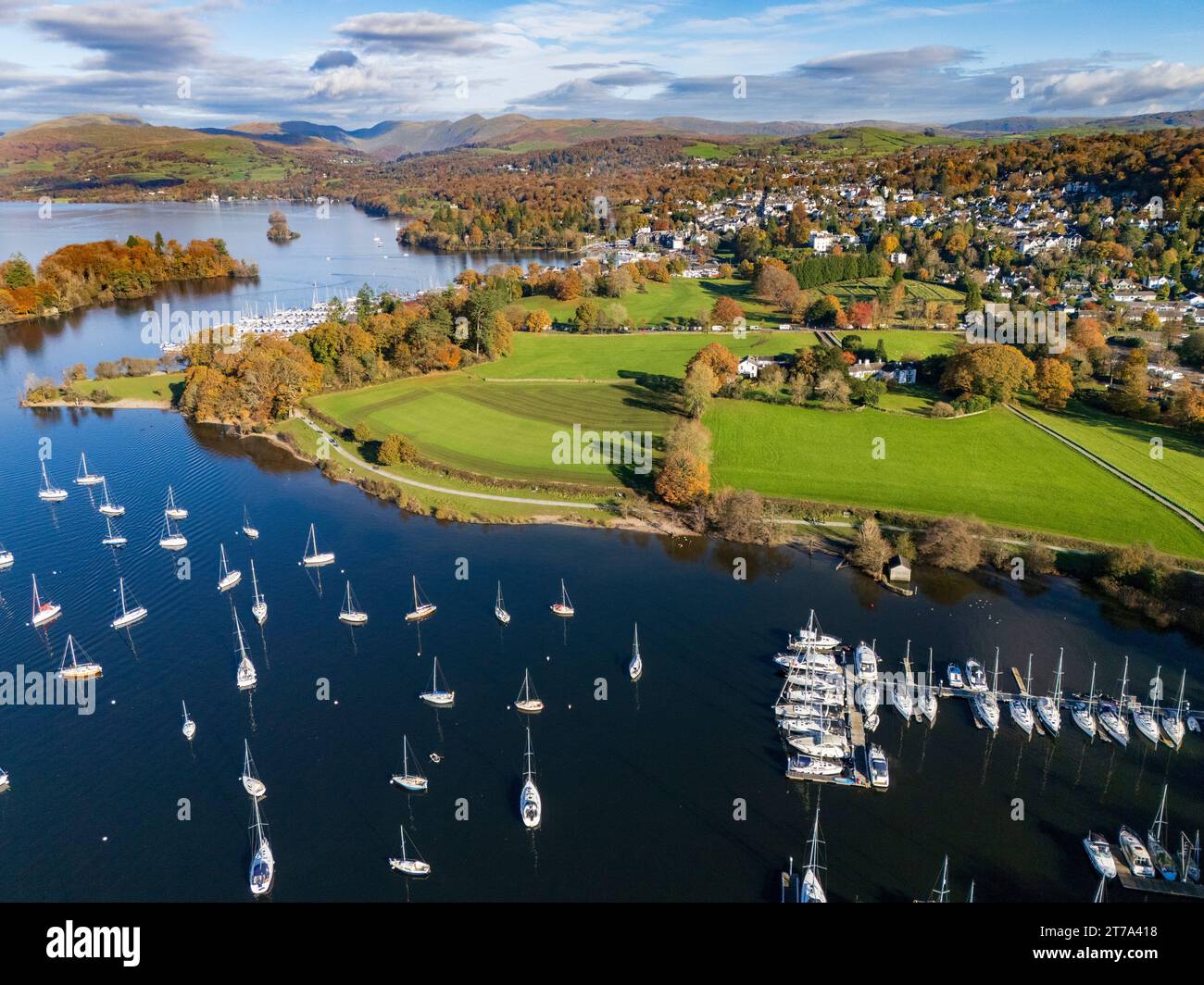 Cockshot Point, Windermere Stockfoto