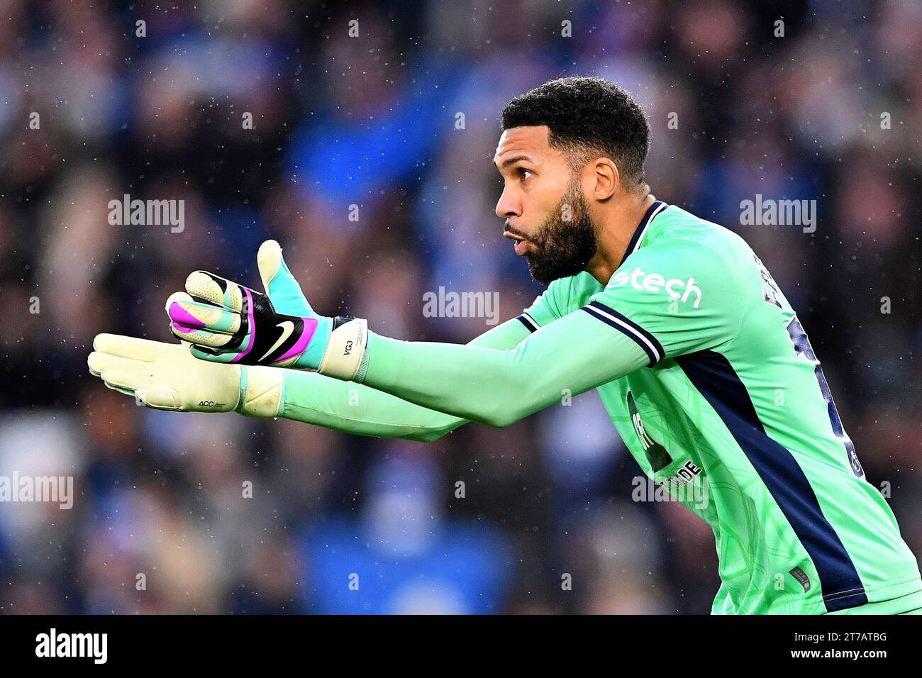 Wes Foderingham von Sheffield United - Brighton & Hove Albion / Sheffield United, Premier League, Amex Stadium, Brighton, Großbritannien - 11. November 2023 nur redaktionelle Verwendung - es gelten Einschränkungen bei DataCo Stockfoto