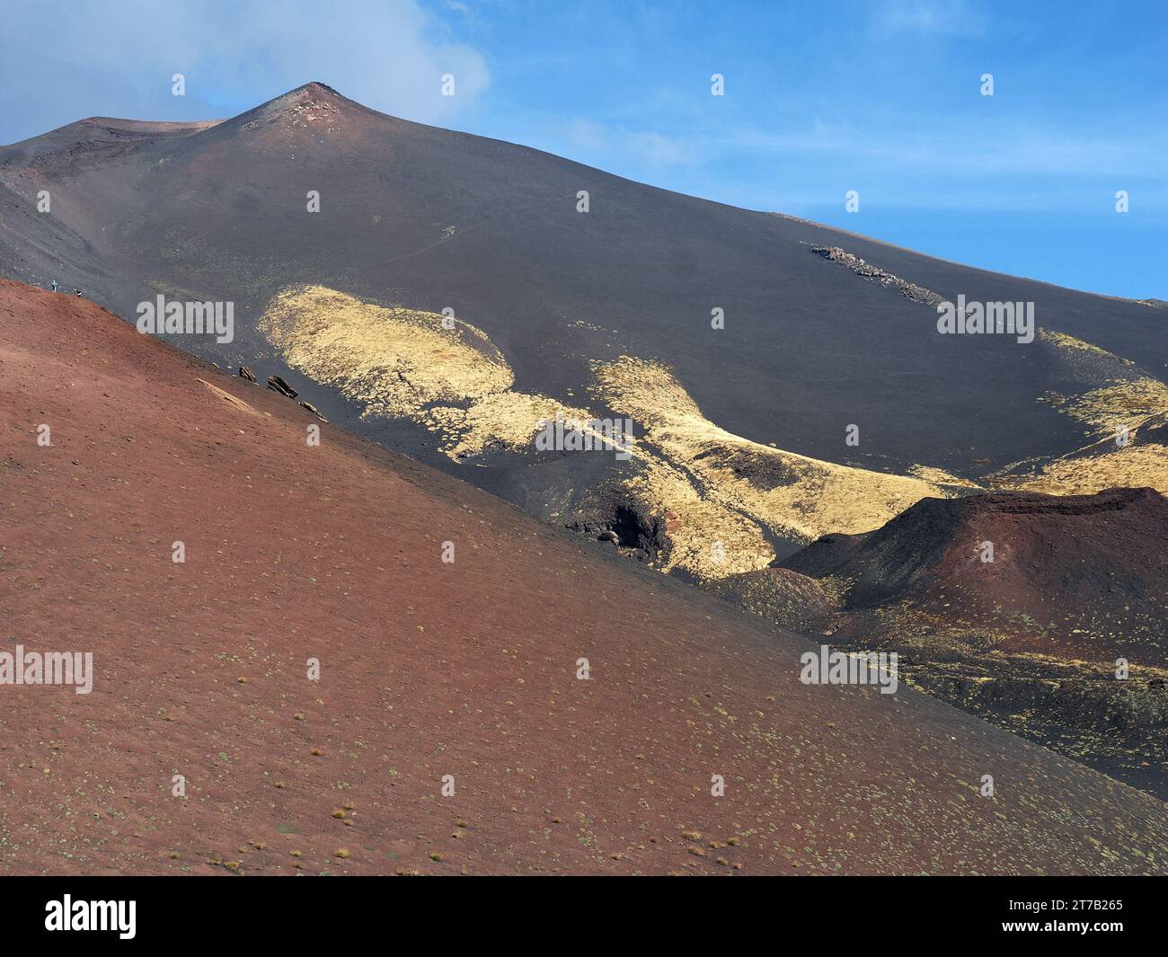 Ätna, Stratovulkan, Verbundvulkan, Sizilien, Sizilien, Sizilien, Sizilien, Italien, Europa, UNESCO-Weltkulturerbe Stockfoto